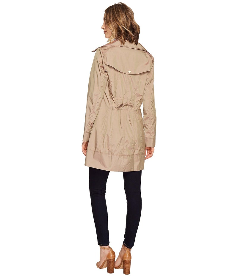 Cole Haan Women's Packable rain Jacket, champagne, 2X - Image 5